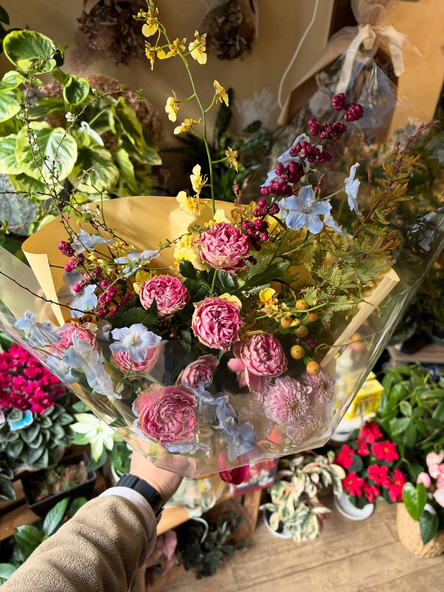 卒業式の花、ご注文いただきました🌸