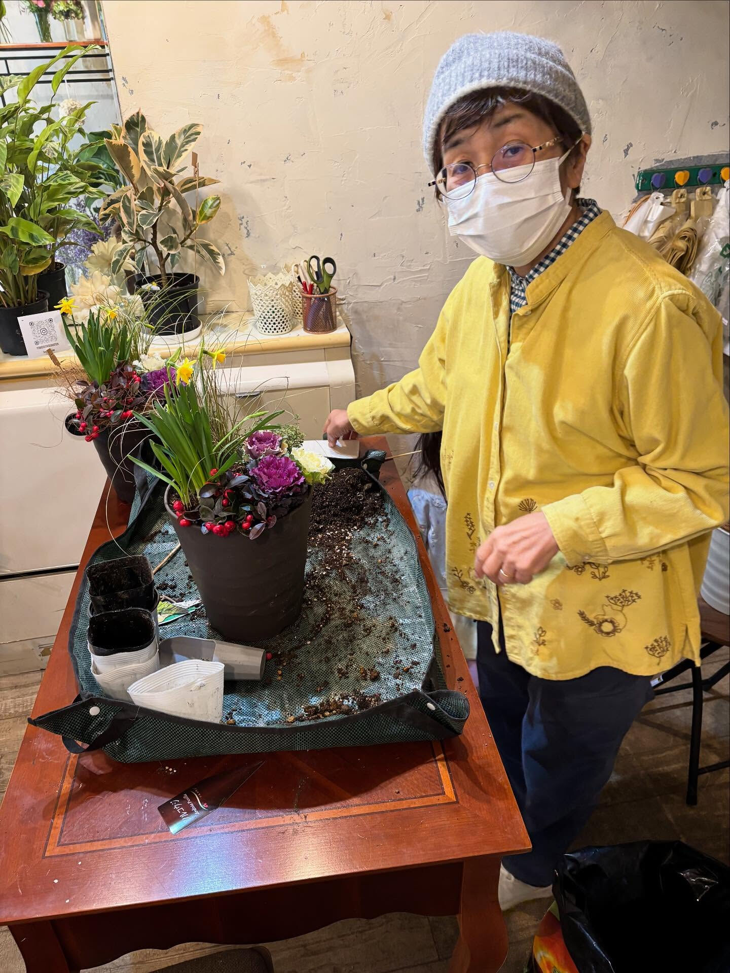 寄せ植えワークショップにご参加いただき、本当にありがとうござ